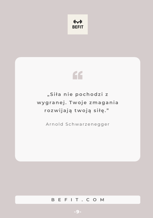 Plan Treningowy - BeFit - Mój sklep